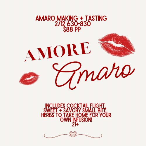 Amore Amaro Cocktail Class