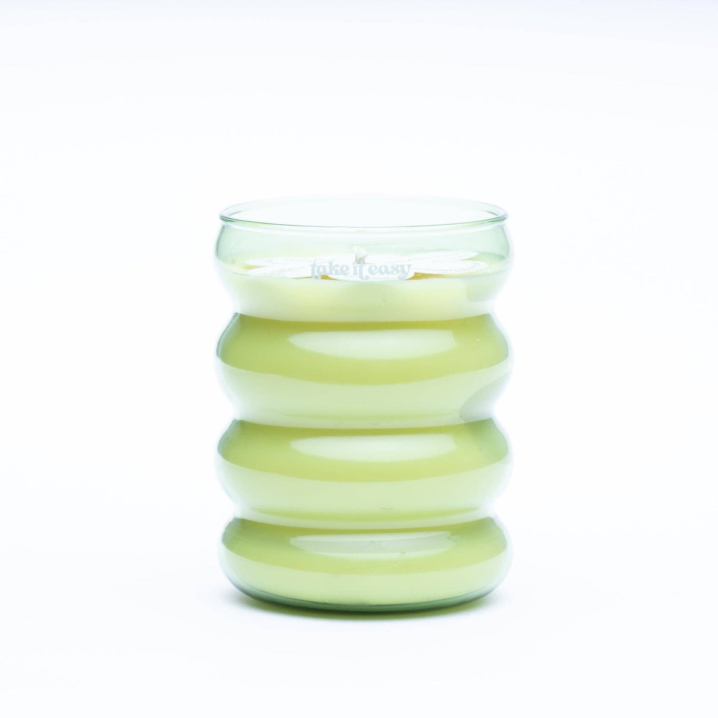 take it easy • wiggle collection  • green • 9 oz soy candle