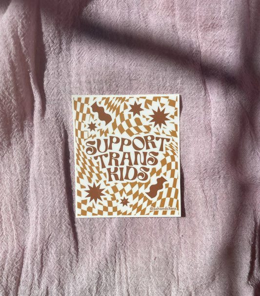 Sticker - Support Trans Kids