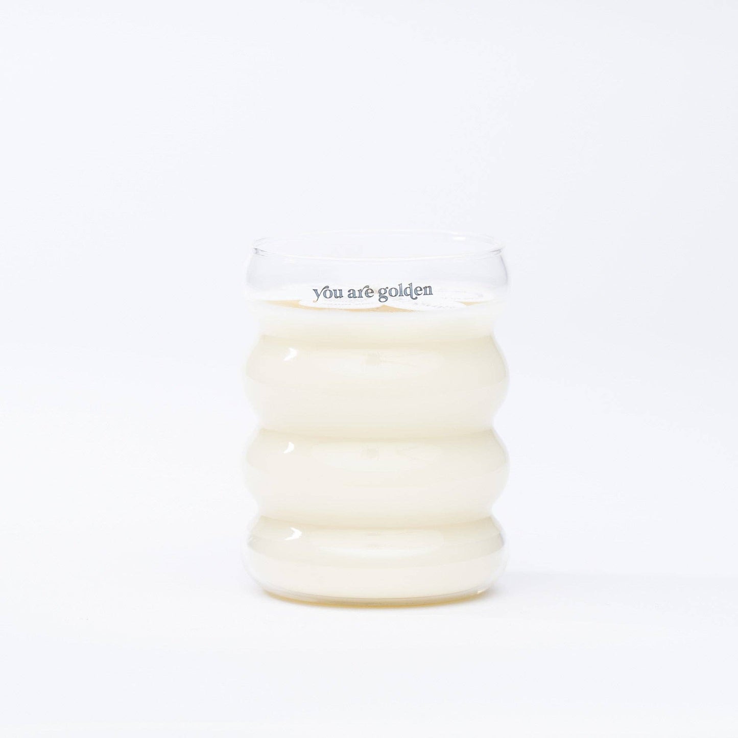 you are golden • wiggle collection  • clear 9 oz soy candle
