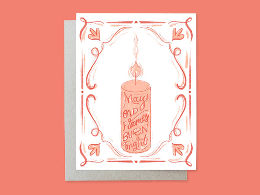 Old Flame Greeting Card